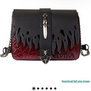 Loungefly Elvira: Mistress of the Dark Crossbody Bag